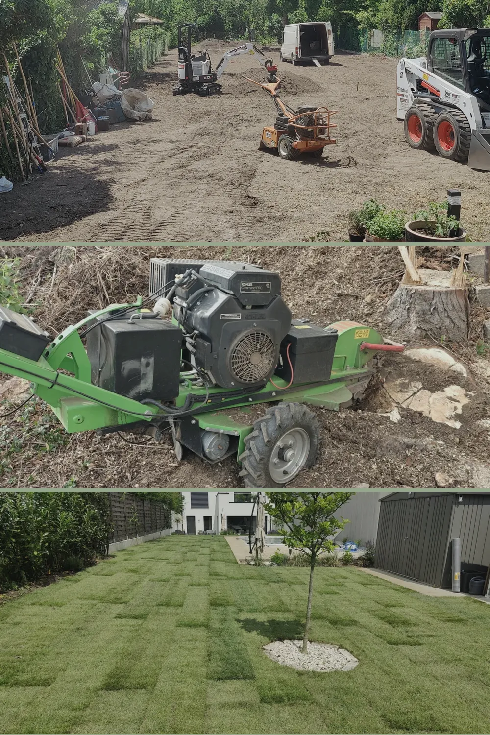 HGP Haus & Gartenservice bei der Arbeit